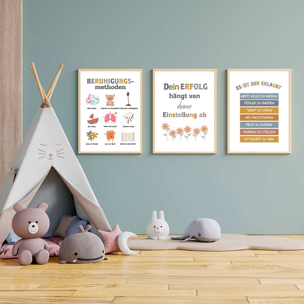 Ruheecke: 30 Poster zur Entwicklung der emotionalen Intelligenz Ihres Kindes