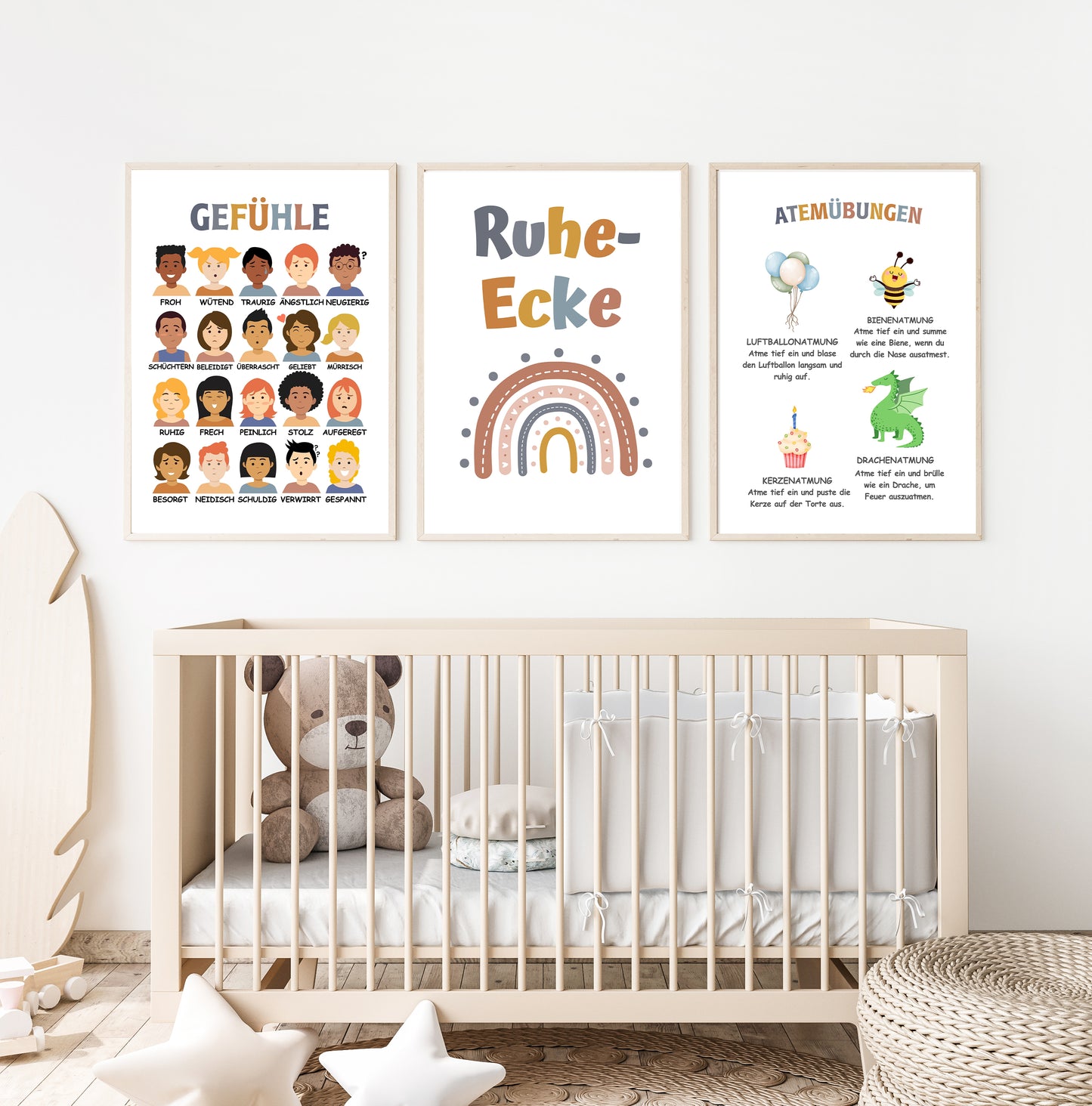 Ruheecke: 30 Poster zur Entwicklung der emotionalen Intelligenz Ihres Kindes