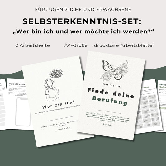 Selbsterkenntnis-Set: „Wer bin ich und wer möchte ich werden?“