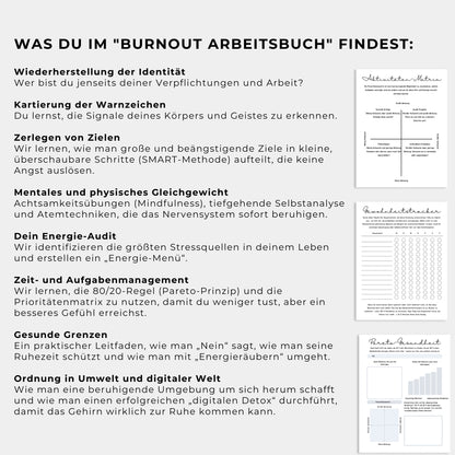 Burnout-Arbeitsbuch