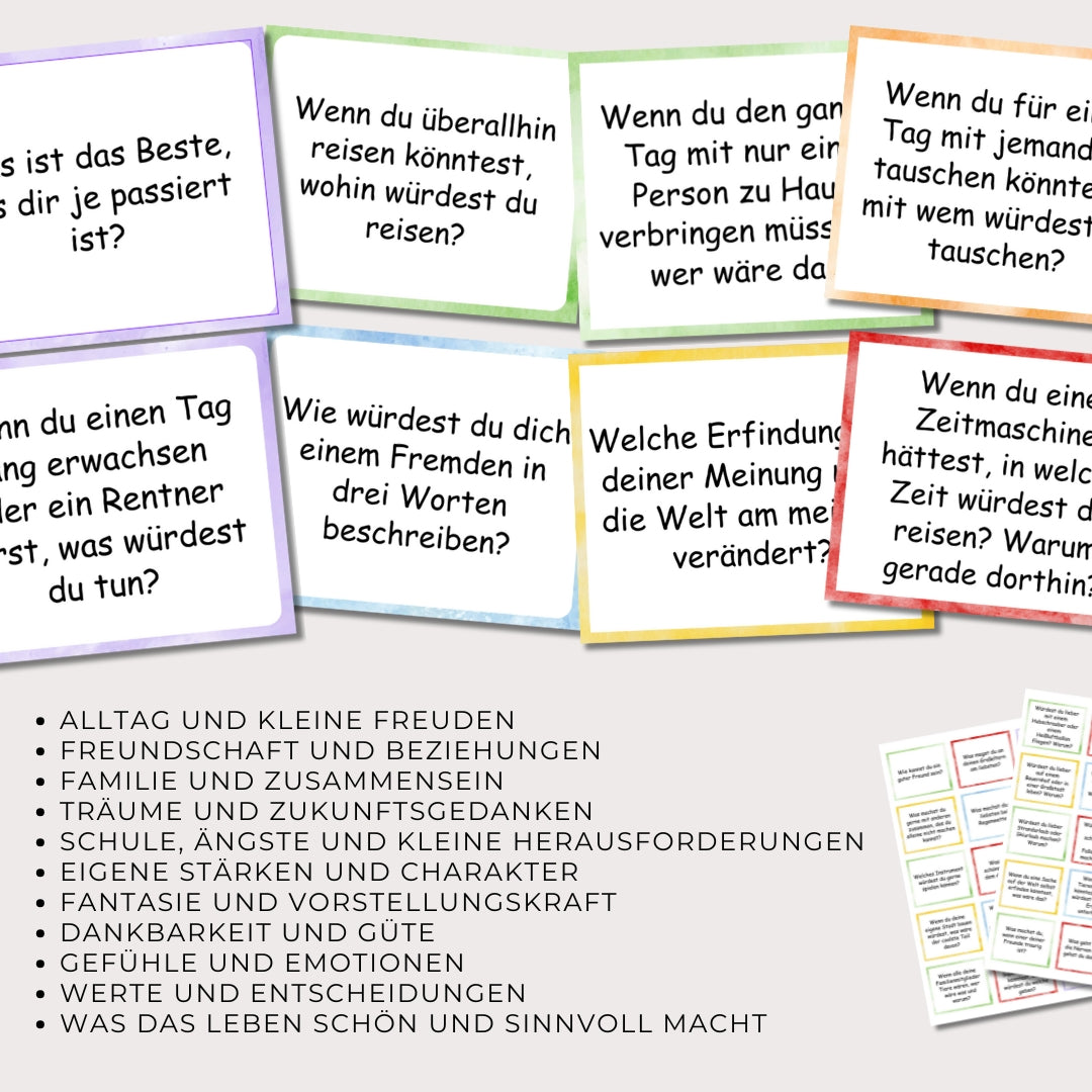 Gesprächskarten “Reden wir über das Leben”