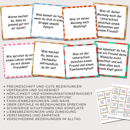 Gesprächskarten “Reden wir über Beziehungen”