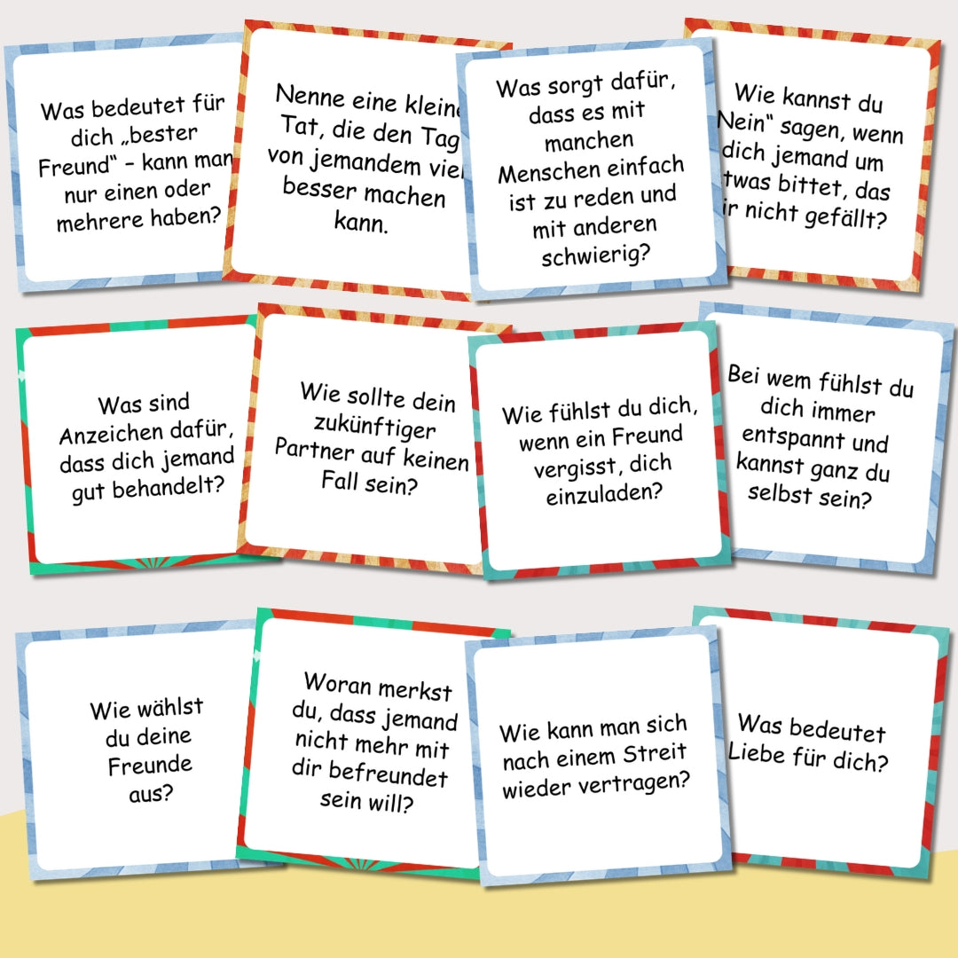 Gesprächskarten “Reden wir über Beziehungen”