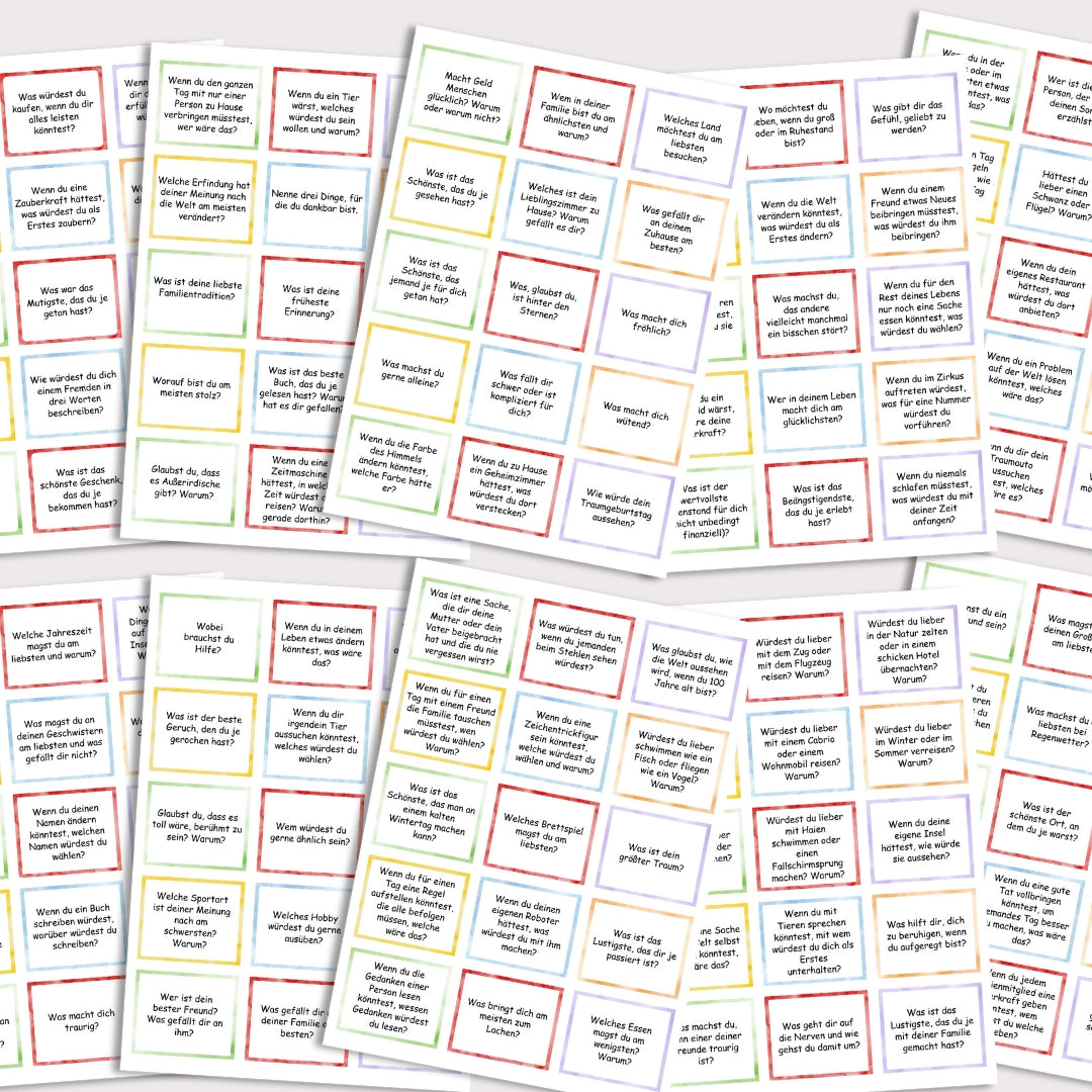 Gesprächskarten “Reden wir über das Leben”