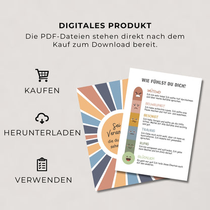 Ruheecke: 30 Poster zur Entwicklung der emotionalen Intelligenz Ihres Kindes