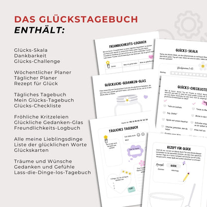 Set für die psychische Gesundheit von Kindern (6 Tagebücher - 112 Seiten)