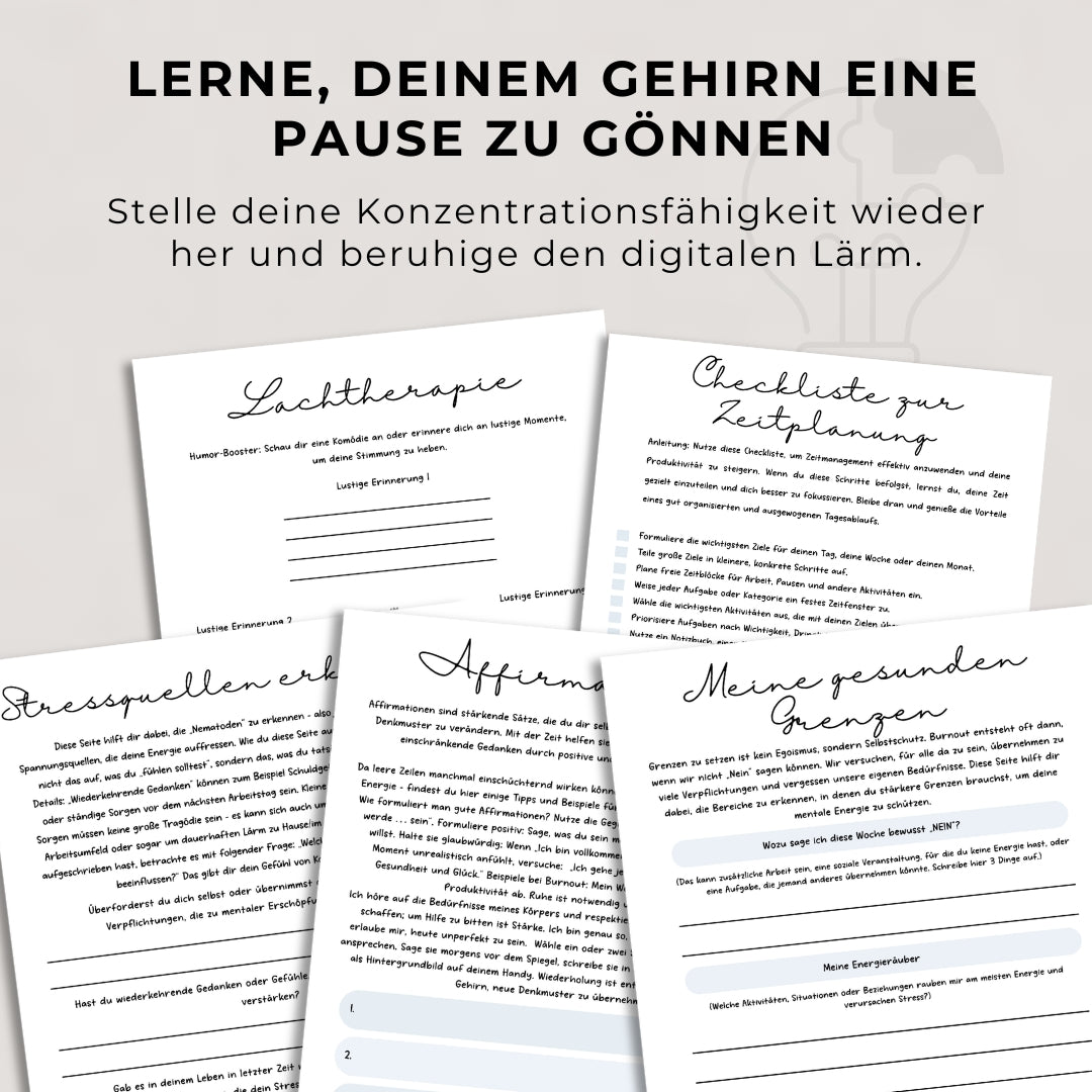 Burnout-Arbeitsbuch