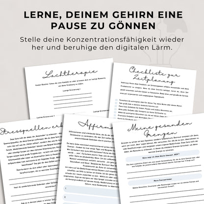 Burnout-Arbeitsbuch
