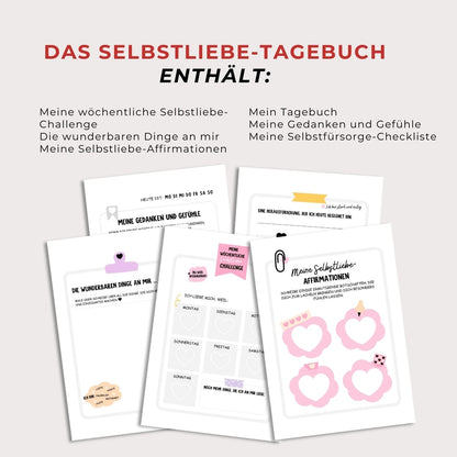 Set für die psychische Gesundheit von Kindern (6 Tagebücher - 112 Seiten)