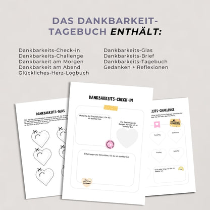 Set für die psychische Gesundheit von Kindern (6 Tagebücher - 112 Seiten)