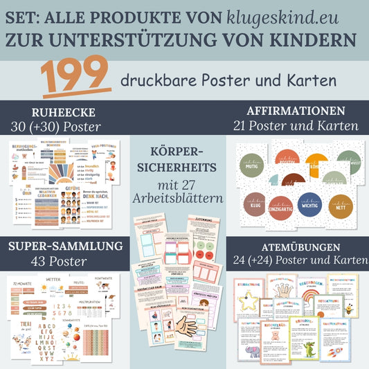 POSTER-SAMMLUNG: Alle Produkte von klugeskind.eu (199 Poster und Karten)