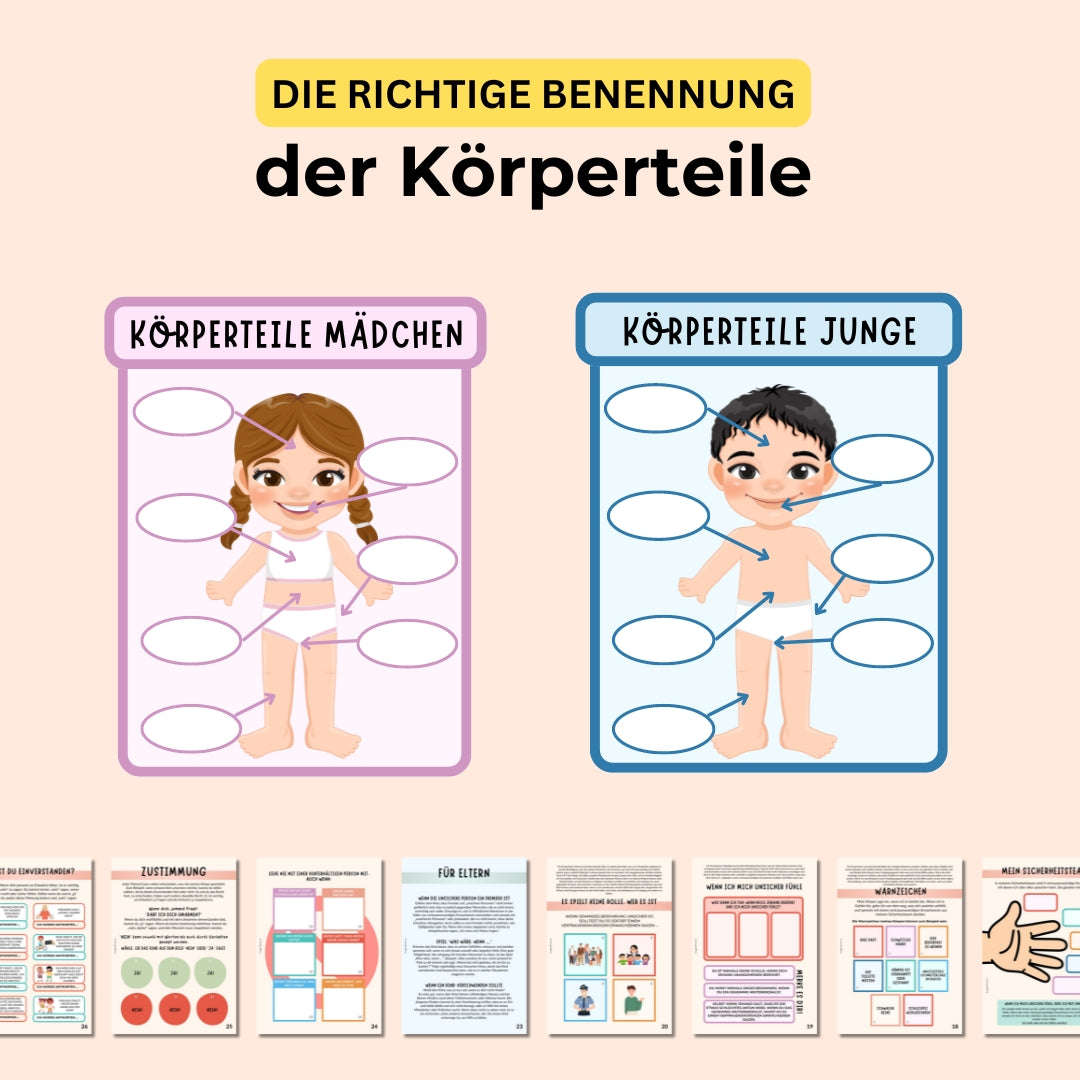 27 druckbare Arbeitsblätter zur Steigerung der Kindersicherheit