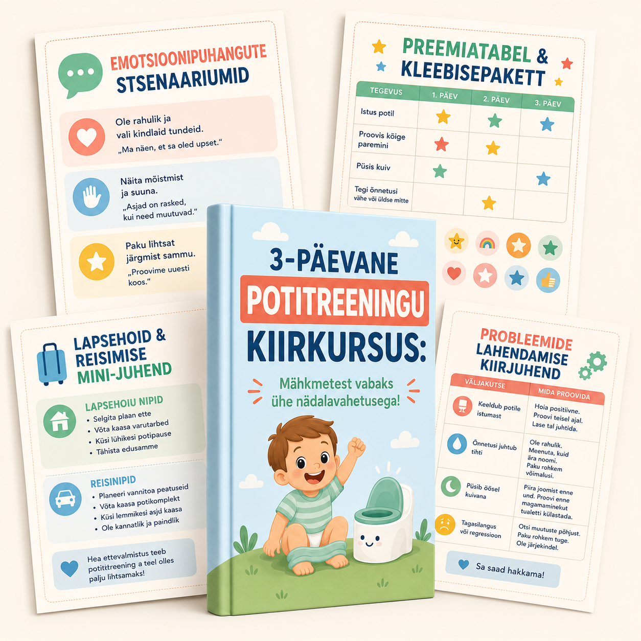 3 päeva pikkuse potikooli e-raamat ja prinditavad boonused